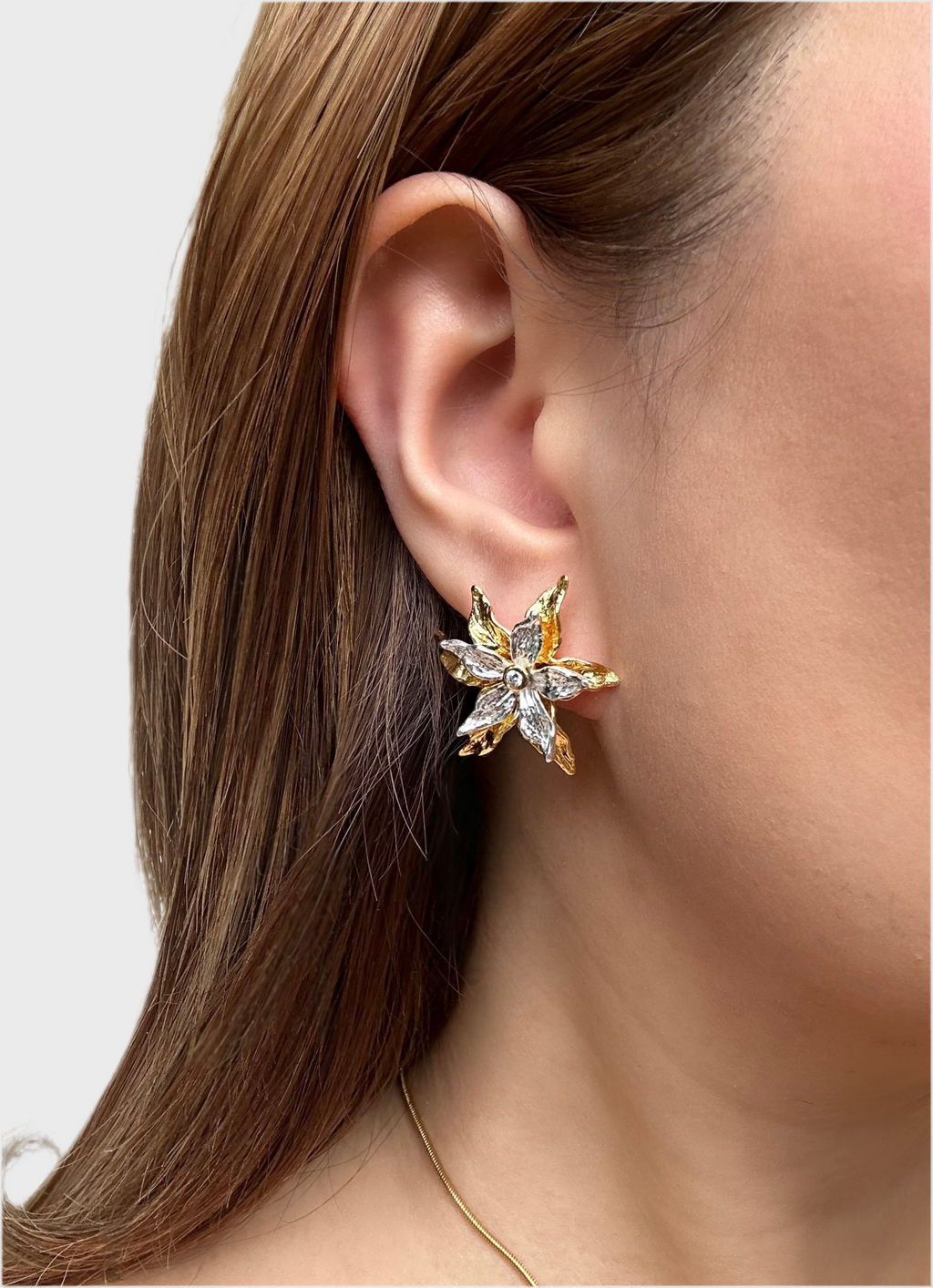 ETERNAL BLOOM STUDS - 18k GOLD VERMEIL