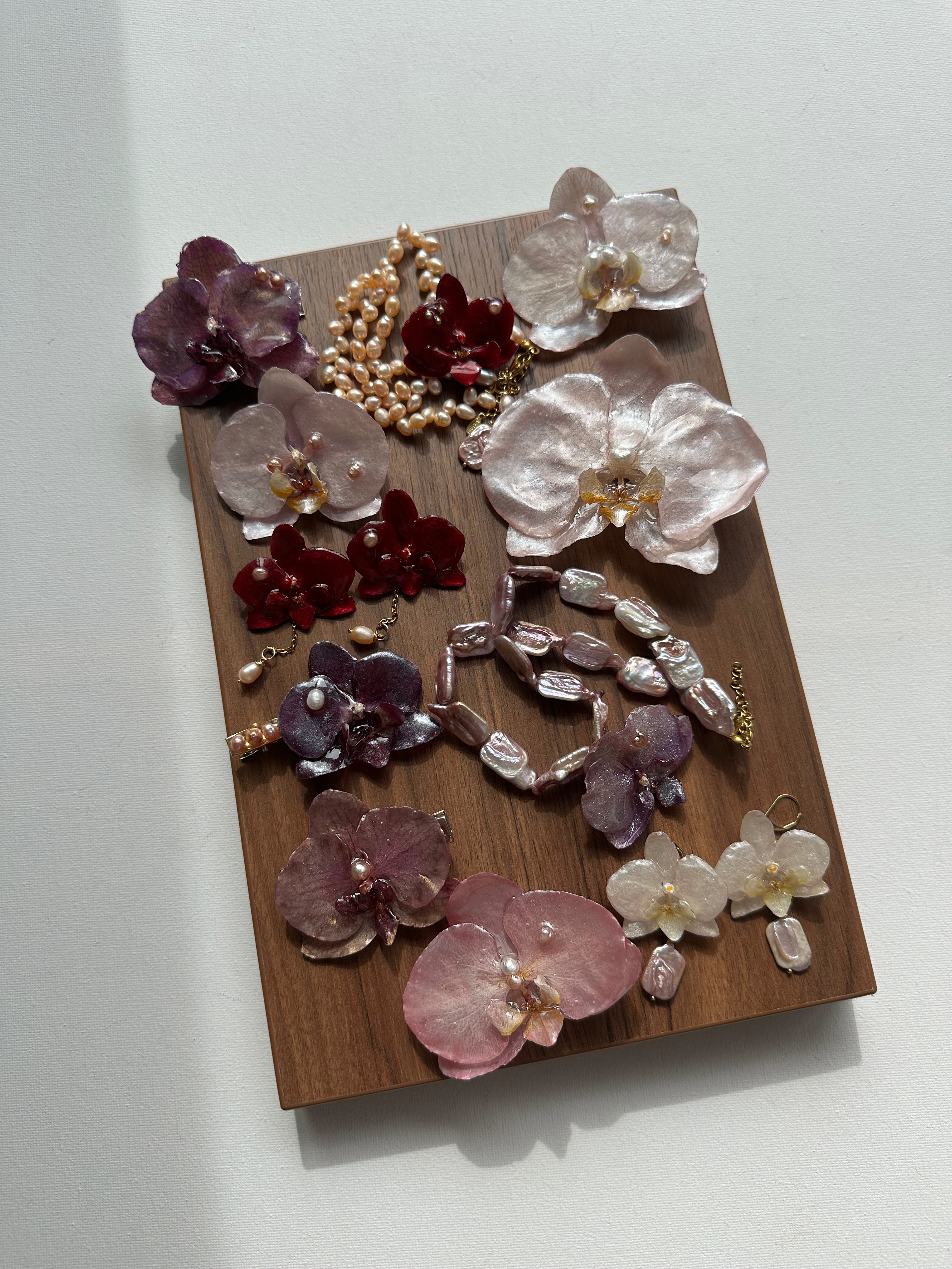 HANNAH ORCHID HAIR CLIP