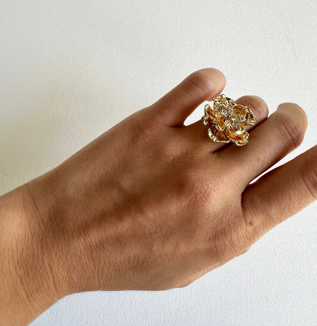 FLORA RING - 18k GOLD VERMEIL