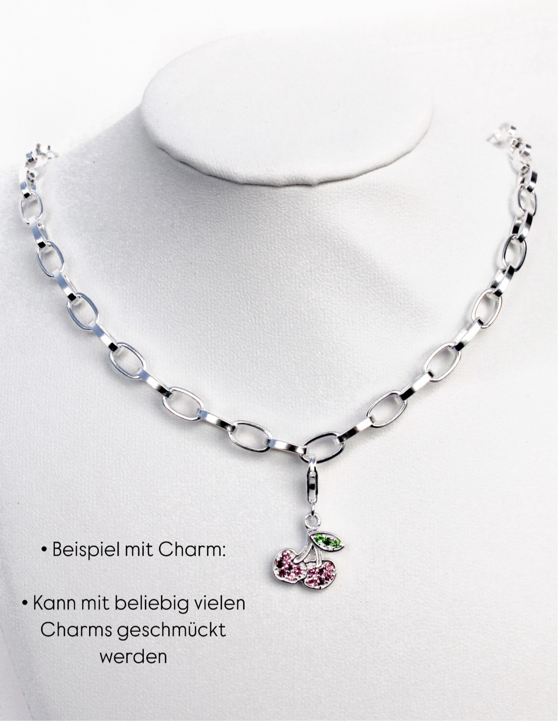 CHARM NECKLACE 925 STERLING SILVER