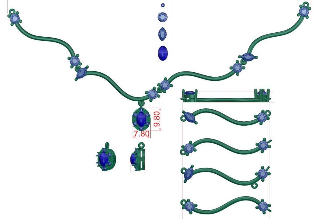 ESTELLE NECKLACE - 18k GOLD VERMEIL