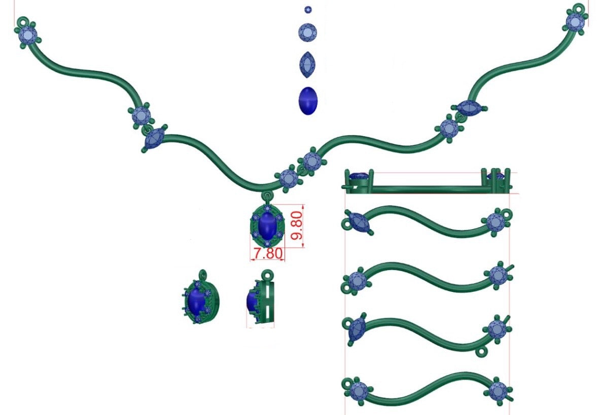 ESTELLE NECKLACE - 18k GOLD VERMEIL