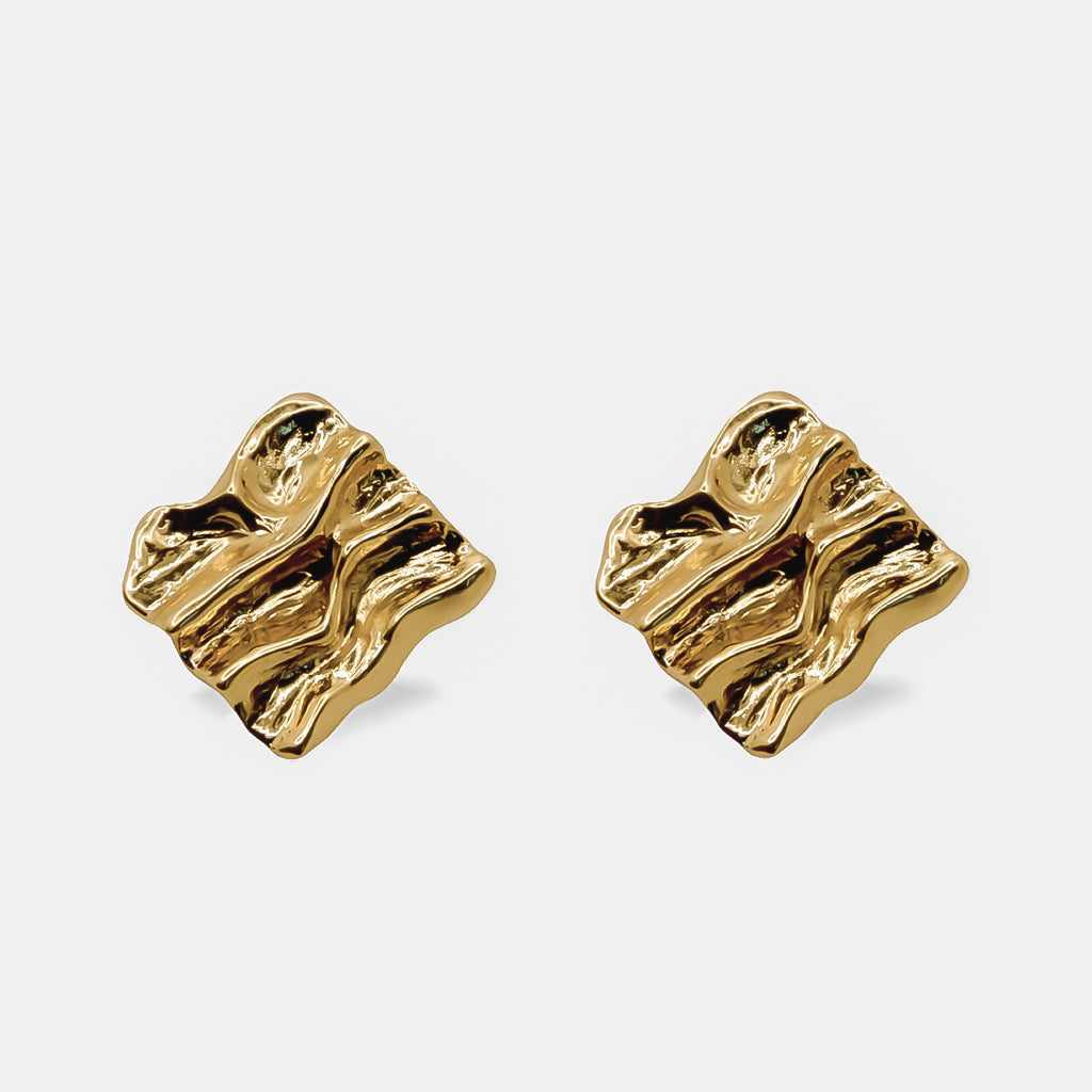 SCULPTURA EARRINGS - 18k GOLD VERMEIL