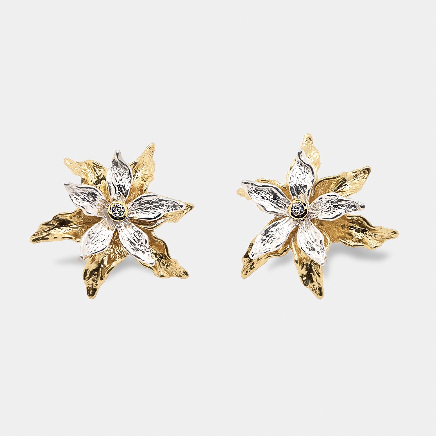 ETERNAL BLOOM STUDS - 18k GOLD VERMEIL