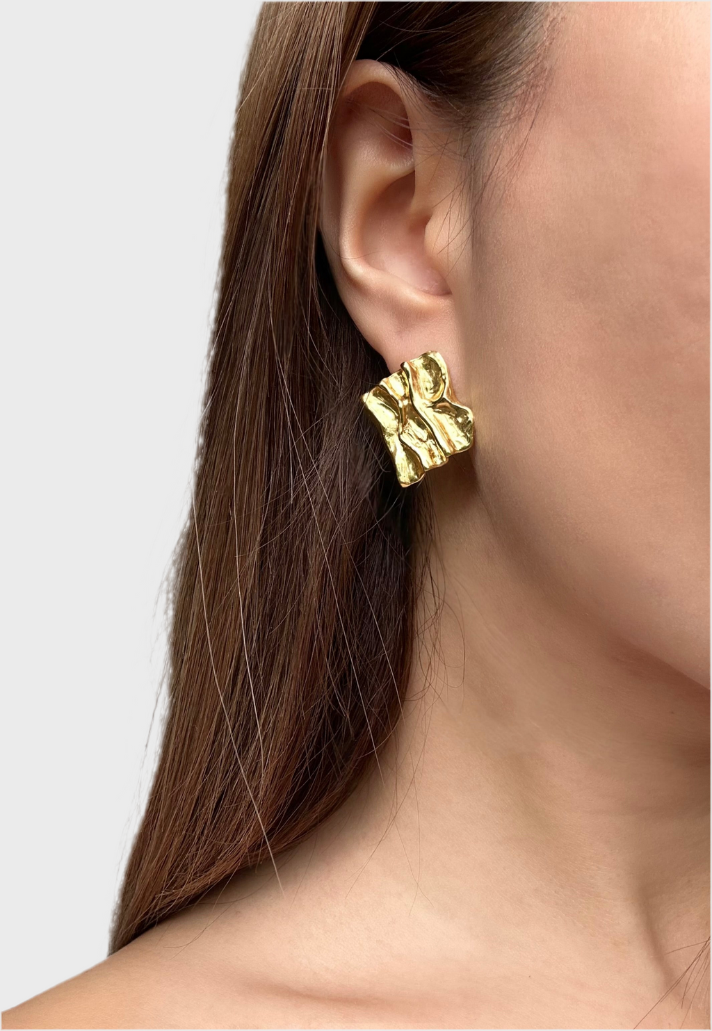 SCULPTURA EARRINGS - 18k GOLD VERMEIL