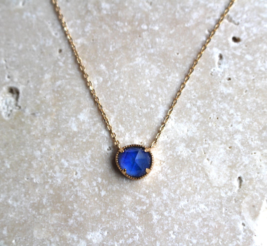 LAPIS LAZULI STERLING SILVER NECKLACE