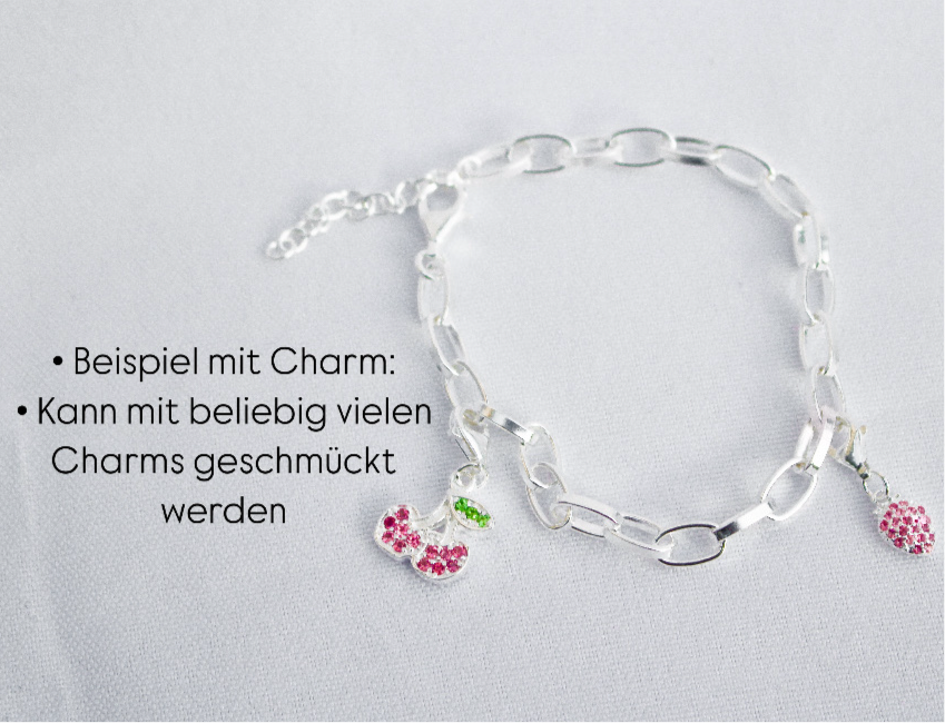 CHARM BRACELET 925 STERLING SILVER