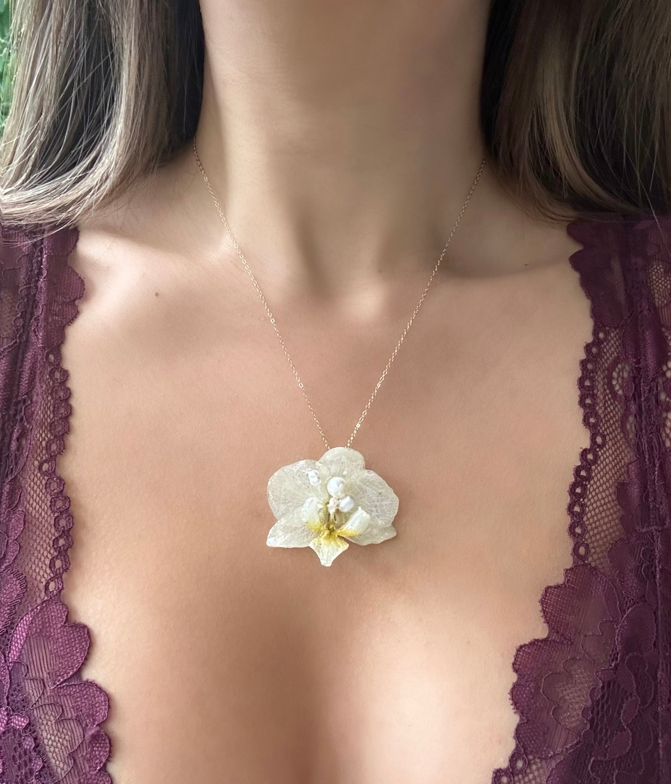 DOUCE ORCHIDÉE - 925 STERLING SILVER