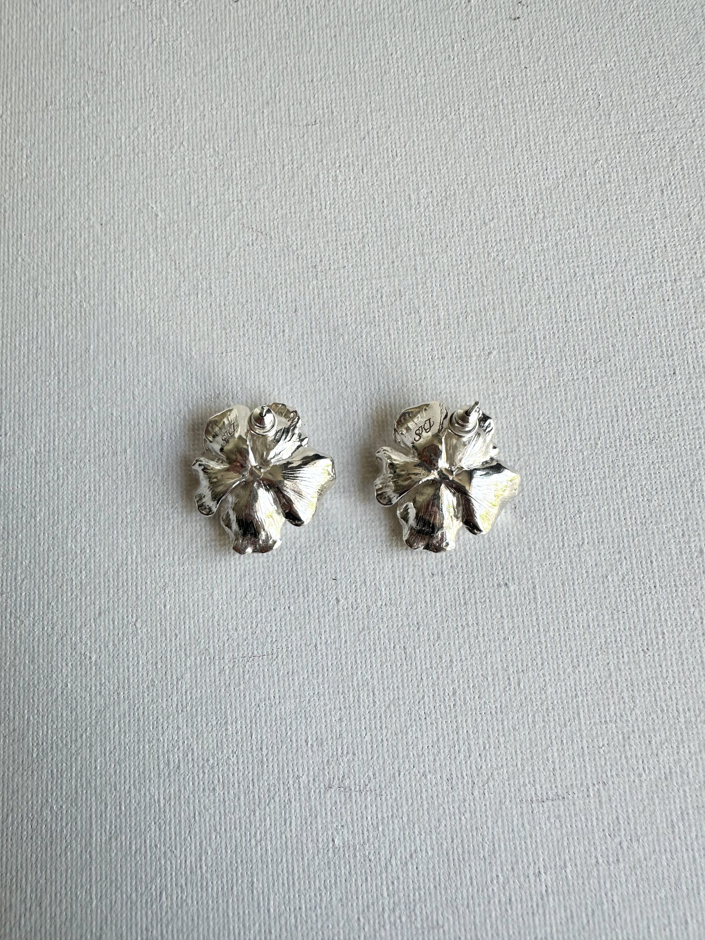 FLORA EARRINGS SILVER (own design)