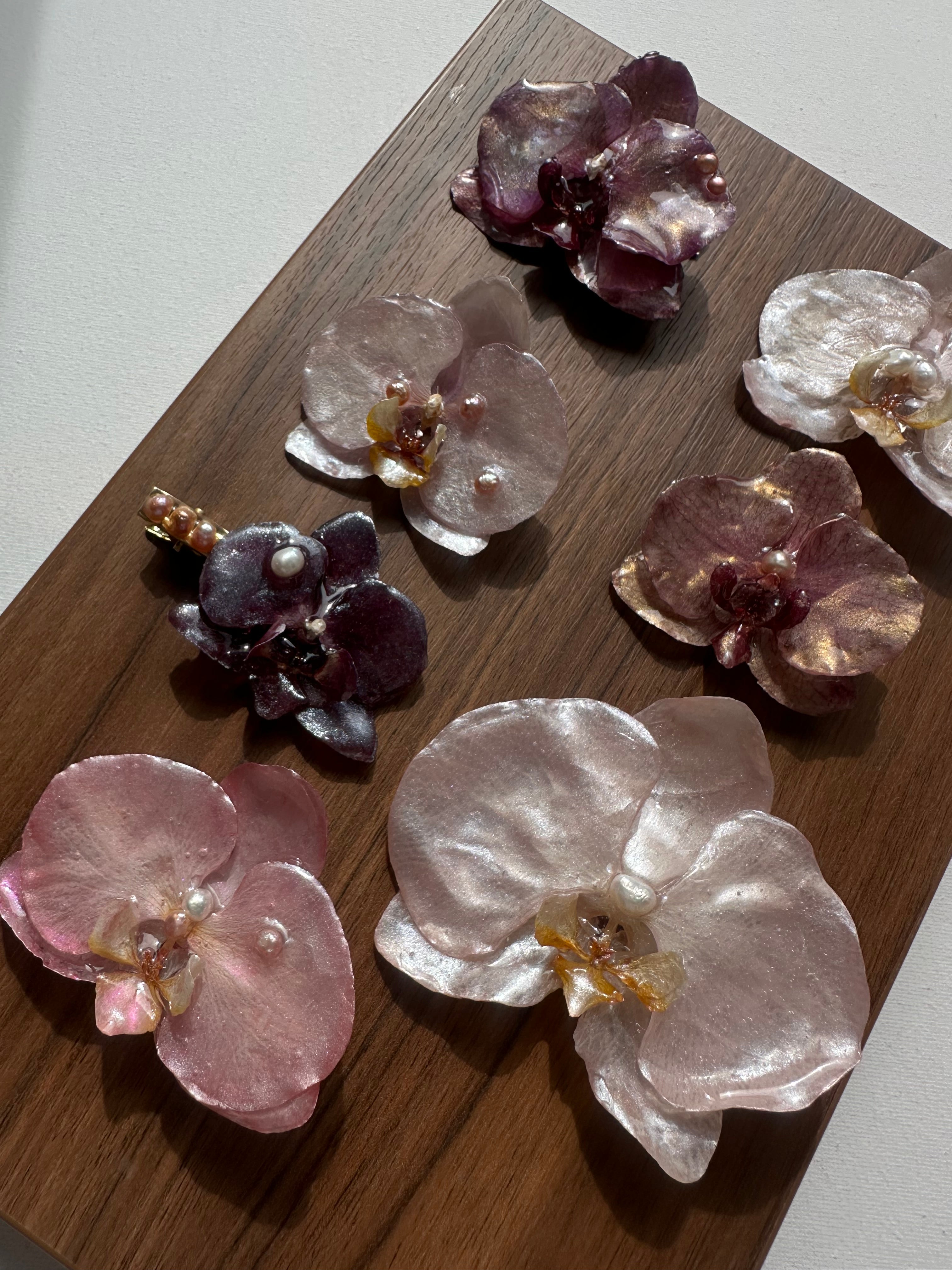 LUNA ORCHID HAIR CLIP